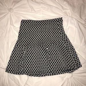 NWOT Houndstooth plaid mini skirt